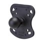 Socle RAM a. boule caout. 1,5"