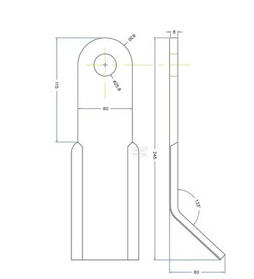 Pièces de Fauche - Couteaux & Lames - Fléau lagarde