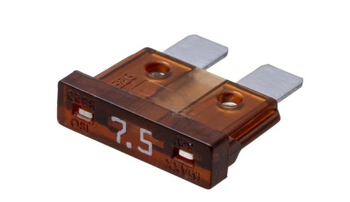Divers - Non définie - Fusible 7,5 A x 20 mm, lame (x6)