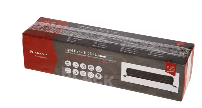 Divers - Non définie - Barre lumineuse de travail LED, 120W rectangulaire, 12/24V,357x70x67mm