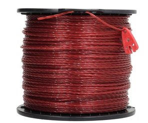 Divers - Non définie - Fil de coupe Ø 3mm 281m torsadé rouge