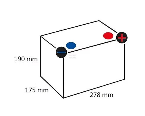 Divers - Non définie - Batterie 12V 74Ah