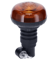 Divers - Non définie - Gyrophare LED, profil bas, 15W, 12-24V, ambre, montage sur poteau flexible, Ø 86mm x138mm
