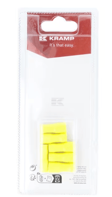 Divers - Non définie - Cosse plate femelle, jaune 6,3x0,8mm - 4,0-6,0mm² (x6)