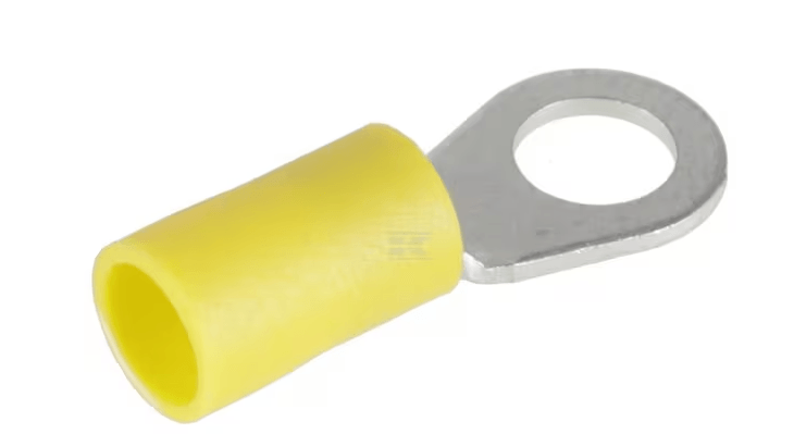 Divers - Non définie - Cosse à anneau, jaune Ø6mm - 4,0-6,0mm² (x6)