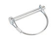Goupille de verrouillage en fil métallique 8 mm x 68 mm (x2)