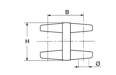 Divers - Non définie - Mâchoire double, 23.8mm, 2/G2/S2