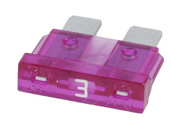 Divers - Non définie - Fusible 3A x 20mm, lame (x6)