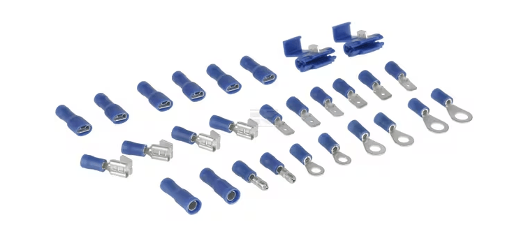 Divers - Non définie - Kit de bornes à sertir bleu (x34)