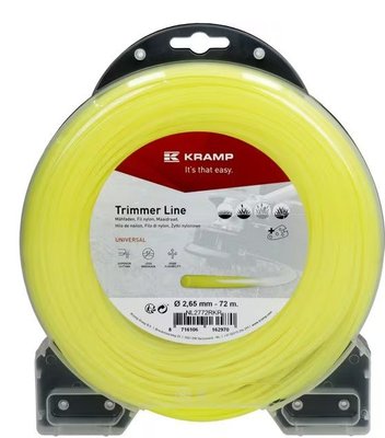 Divers - Non définie - Fil de coupe Ø 2.65mm 72m rond jaune