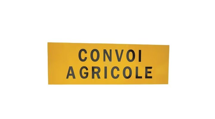 Divers - Non définie - Panneau CONVOI AGRICOLE 1200 x 400 mm