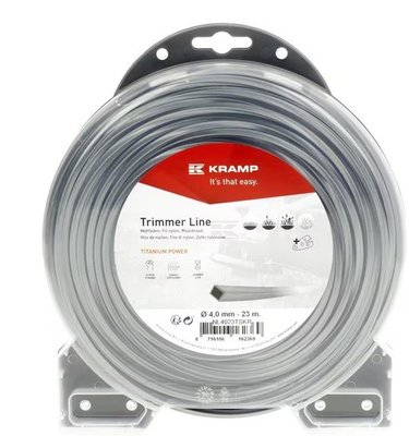 Divers - Non définie - Fil de coupe Ø 4mm 23m carré Titanium Power gris