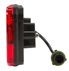 Divers - Non définie - Feu arrière LED rectangle gauche 12-24V, 242x134x36.5mm, 7-fiches