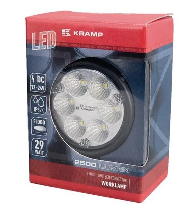 Divers - Non définie - Phare de travail LED rond 29W 2500lm, 10/30V, Ø 117mm