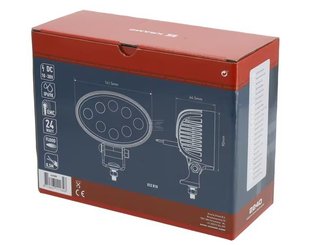 Divers - Non définie - Phare de travail LED ovale 24W 2240lm, 10/30V, 141.5x64.5x90mm faisceau large 8 LED
