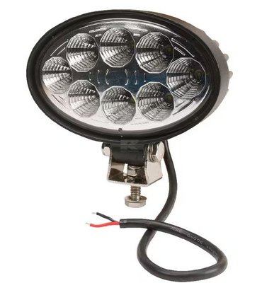 Divers - Non définie - Phare de travail LED ovale 24W 2240lm, 10/30V, 141.5x64.5x90mm faisceau large 8 LED