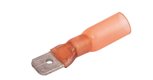 Cosse plate mâle, rouge 6,3x0,8mm - 0,5-1,0mm² (x6)