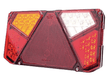 Feu arrière LED rectangle gauche 12-24V, 242x134x36.5mm, 7-fiches