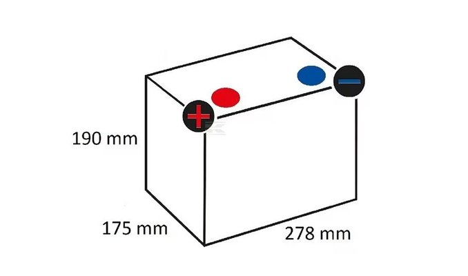 Divers - Non définie - Batterie 12V 70Ah 640A