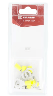 Divers - Non définie - Cosse à anneau jaune Ø10mm - 4,0-6,0mm² (x6)