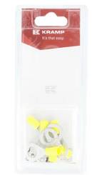 Divers - Non définie - Cosse à anneau jaune Ø10mm - 4,0-6,0mm² (x6)