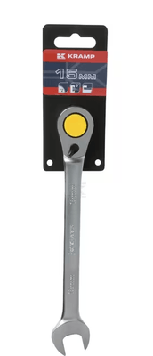 Divers - Non définie - Clé mixte à cliquet, 15 mm