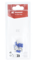 Divers - Non définie - Cosses à sertir bleues 6,3mm - 1,5-2,5mm² (x6)