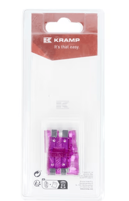 Divers - Non définie - Fusible 3A x 20mm, lame (x6)