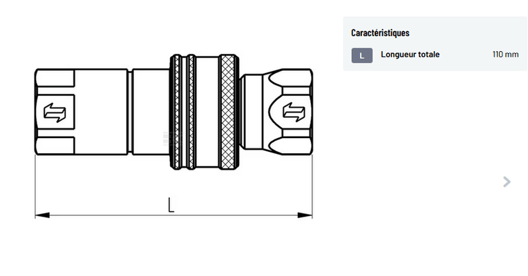 Divers - Non définie - Coupleur femelle 3/4