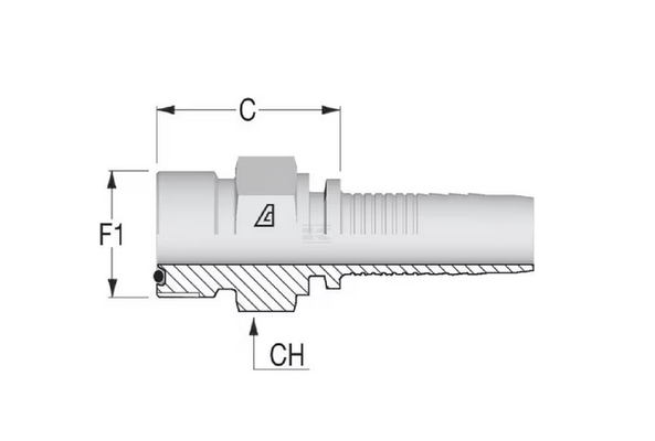 Divers - Non définie - RACCORD A SERTIR DN06-11/16