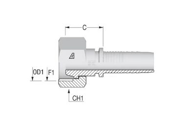 Divers - Non définie - Raccord à sertir DN16-M30x150