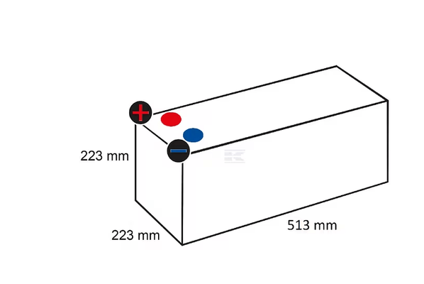 Divers - Non définie - Batterie 12V 180Ah 1000 A