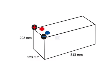 Divers - Non définie - Batterie 12V 180Ah 1000 A
