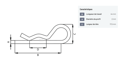 Divers - Non définie - Goupille Beta 2mm (10x)