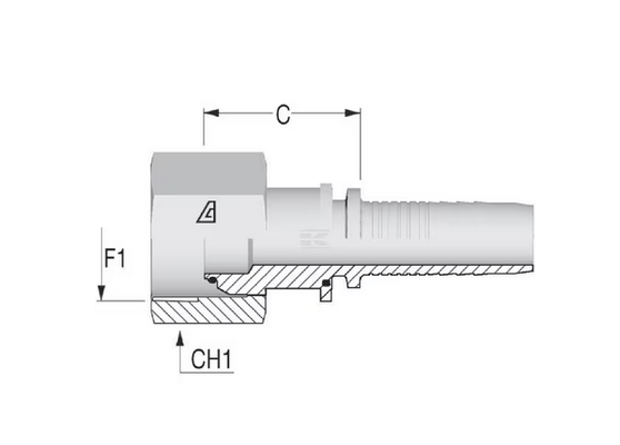 Divers - Non définie - Raccord á sertir DN20-3/4 BSP