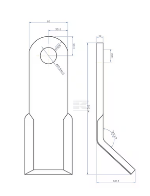 Pièces de Fauche - Couteaux & Lames - Fleau Y