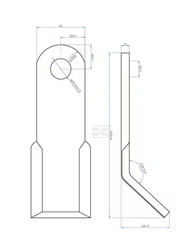 Pièces de Fauche - Couteaux & Lames - Fleau Y