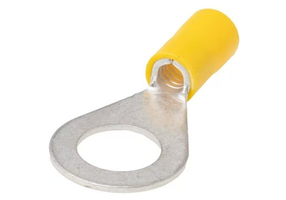 Divers - Non définie - Cosse à anneau jaune Ø10mm - 4,0-6,0mm² (x6)