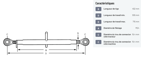 Divers - Non définie - Barre de poussée
