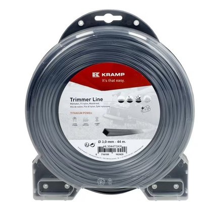 Divers - Non définie - Fil de coupe Ø 3mm 44m carré Titanium Power gris