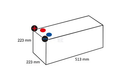 Divers - Non définie - Batterie 12v 180 Ah 1400 A