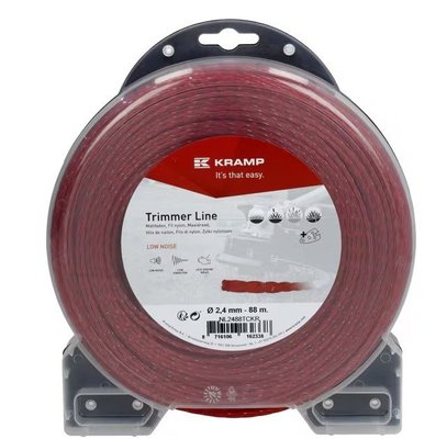 Divers - Non définie - Fil de coupe Ø 2.4mm 88m torsadé rouge