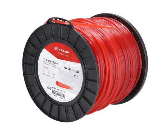 Divers - Non définie - Fil de coupe Ø 4mm 122m carré rouge