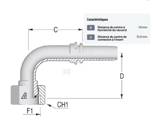 Divers - Non définie - Raccord á sertir DN16-3/4 BSP-