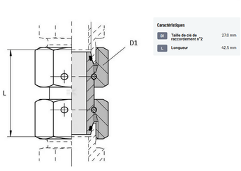 Divers - Non définie - Raccord union 15L - 15l