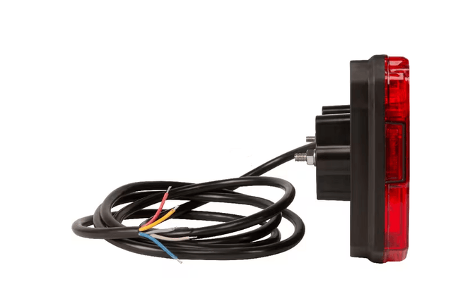 Divers - Non définie - Feu arrière LED rectangulaire droit, 12-24V, 242x134x36.5mm