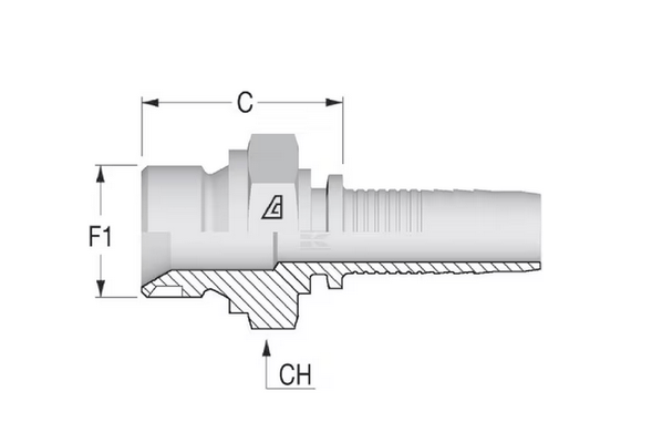 Divers - Non définie - Raccord à sertir DN13-3/8 BSP