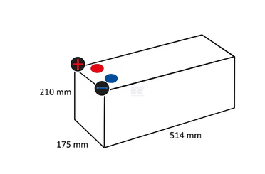 Divers - Non définie - Batterie 12V 110Ah 760A