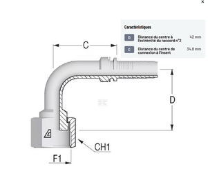 Divers - Non définie - Raccord à sertir DN13-13/16 OR