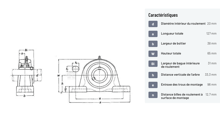 Divers - Non définie - Palier modèle droit cpl.